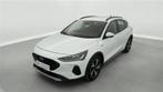 Ford Focus 1.0 EcoBoost 125cv Poweshift Active NAVI / FULL L, Auto's, Stof, Gebruikt, 129 g/km, Wit