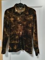 Mooie warme bruine fluweel blouse taille 3, large, Kleding | Dames, Bruin, Maat 42/44 (L), Nieuw, Ophalen of Verzenden