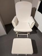 Schommelstoel met schommelende voetsteun, Ophalen, Gebruikt, Leer