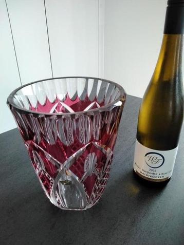 vase en cristal Val St Lambert, Enlèvement ou Envoi