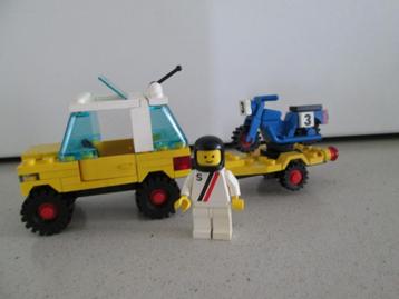 Vintage Lego van1988 nr. 6677 ; Motor transport met 1 minifi