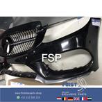 W205 C205 S205 C43 AMG VOORBUMPER + DIAMOND GRIL Mercdes C K, Auto-onderdelen, -, Voor, -, Bumper