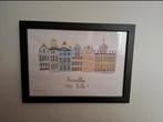 Cadre Bruxelles ma belle de Belge une fois 21x30 cm