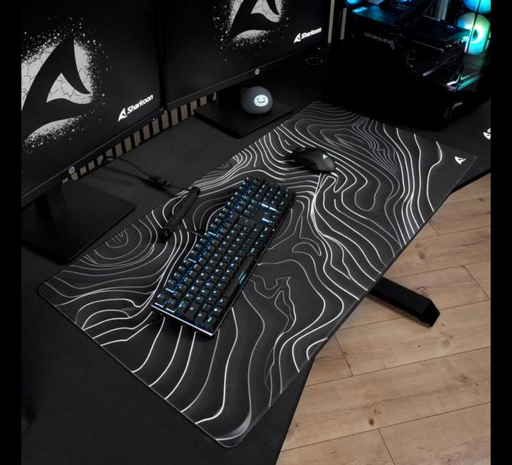 Sharkoon xxl bureau gaming mat - SKILLER SGP40 D15, Computers en Software, Muismatten, Gaming muismat, Ophalen