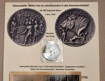 Munt 1918 revolutie in Berlijn, + foto uitroepen van de repu beschikbaar voor biedingen