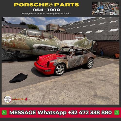 Porsche 964 1990 sur roue, Autos : Divers, Voitures accidentées, Boîte manuelle, Essence, Coupé, Rouge, Enlèvement