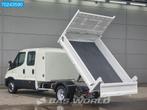 Iveco Daily 35C12 Euro6 Kipper Dubbel Cabine met Kist 3500kg, Autos, Camionnettes & Utilitaires, 120 ch, 3500 kg, Tissu, Iveco