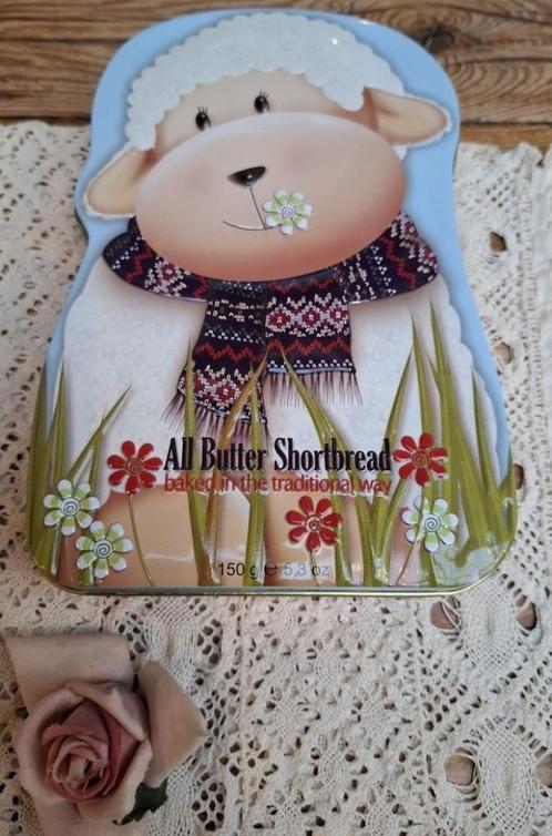 Schots Campbells shortbread blik met schaap en Tartan, Verzamelen, Blikken, Gebruikt, Koek(jes), Overige merken, Ophalen of Verzenden