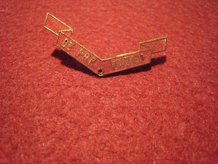 Scoutisme Belgie metaal Be Pre Pared, Verzamelen, Scouting, Zo goed als nieuw, Pet, Hoed of Sjaal, Verzenden