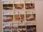 10 Cartes collector Aston Martin, vintage: 1953 - 1977, 14cm, Comme neuf, Enlèvement ou Envoi