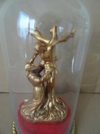 Beeld pater Pio Heilige Pater Pio met stolp 28cm CAART Italy, Ophalen of Verzenden, Zo goed als nieuw, Beeld(je), Christendom | Katholiek