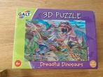 3D puzzel dino's 6+, 60 stukjes, Enfants & Bébés, Utilisé, Enlèvement ou Envoi