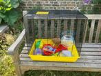Hamsterkooi met benodigdheden, Kooi, Minder dan 75 cm, Zo goed als nieuw, Hamster