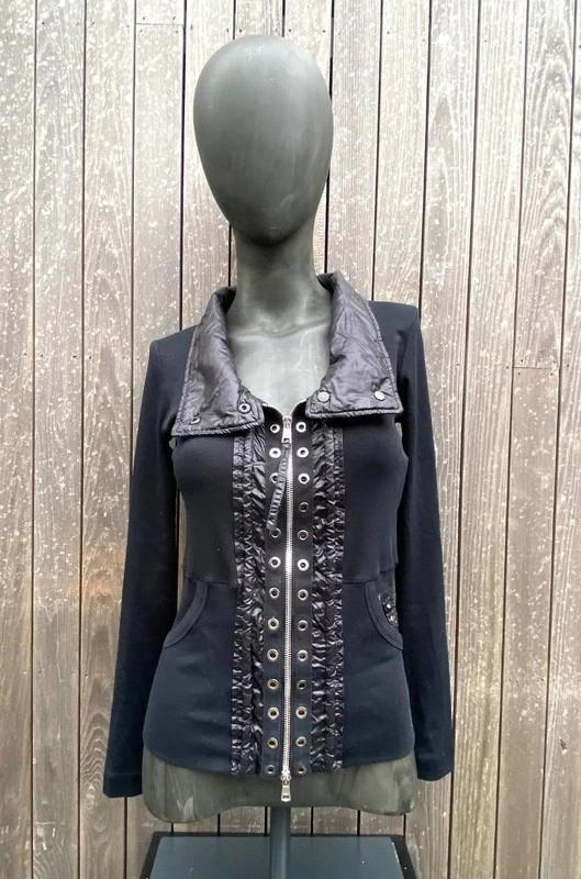Gilet MarcCain - Nouveau prix 349 euros !, Vêtements | Femmes, Pulls & Gilets, Comme neuf, Taille 38/40 (M), Noir, Envoi