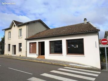 Maison ou local commercial (245m² au total) disponible aux enchères