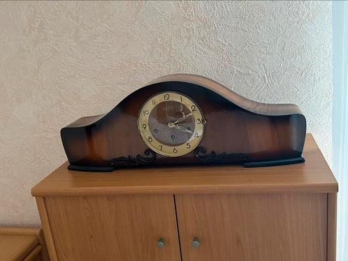 Prachtige klassieke houten pendule, Antiek en Kunst, Antiek | Klokken, Ophalen of Verzenden