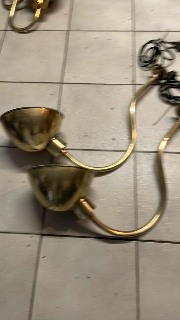 Gevellampen messing pub style, Huis en Inrichting, Lampen | Wandlampen, Gebruikt, Ophalen