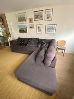 Canapé gris, tissue. Marque De Keizer. Taille: 285x240x95cm, Huis en Inrichting, Ophalen, 250 tot 300 cm, Hoekbank, 75 tot 100 cm