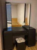 Kaptafel/ make-up tafel met stoel, Huis en Inrichting, Tafels | Kaptafels, Ophalen, Zo goed als nieuw