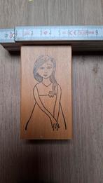 Rubber stempel meisje, Ophalen of Verzenden
