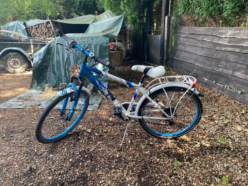 Mbm District - Fiets - Jongens - Blauw - 24 Inch, Fietsen en Brommers, Fietsen | Jongens, Nieuw, 24 inch, Versnellingen, Ophalen of Verzenden