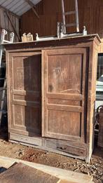 Gratis oude houten kast, Ophalen