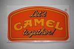 Vintage Sticker - Let's Camel Together! - Oranje, Verzamelen, Ophalen of Verzenden, Merk, Zo goed als nieuw