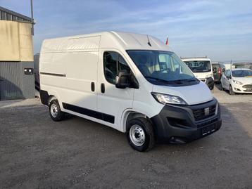 fiat ducato l2h2 140pk 2024 10km full/option 23950e ex, Auto's, Voorwielaandrijving, Stof, 4 cilinders, Wit