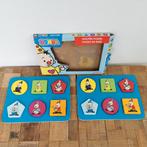 BUMBA houten puzzel 2 x dezelfde, Comme neuf, Enlèvement, 6 mois à 2 ans, 10 à 50 pièces