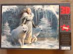 Puzzle 3D Loups arctiques 500 pièces, Hobby & Loisirs créatifs, Enlèvement ou Envoi, 500 à 1500 pièces, Comme neuf, Puzzle