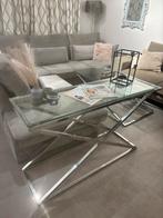 * LUXE Eric K stijl sidetable *, Ophalen, Zo goed als nieuw, Glas