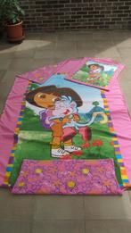 Dora flanellen dekbedovertrek, Enlèvement ou Envoi, Rose, Housse de couette, Comme neuf