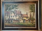 Schilderij Leon Dieperinck  (1917-2010) Begijnhof Brugge, Antiek en Kunst, Kunst | Schilderijen | Klassiek, Ophalen