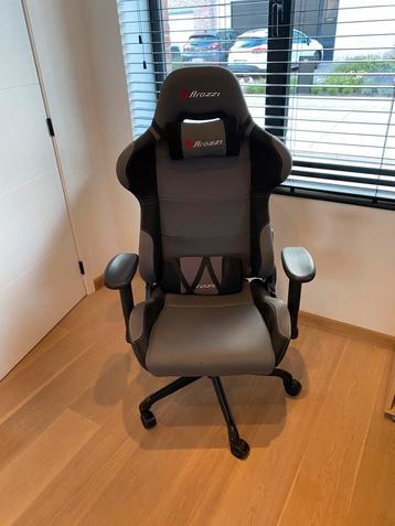 Gaming bureaustoel, Gris, Chaise de bureau de gaming, Enlèvement, Utilisé