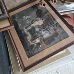 Très joli ancien tableau en bon état, Ophalen of Verzenden