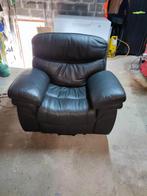 Fauteuil cuir électrique salon, Maison & Meubles, 75 à 100 cm, Comme neuf, Enlèvement, Cuir