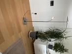 Led staanlamp met leeslamp, Huis en Inrichting, Lampen | Vloerlampen, Ophalen, Zo goed als nieuw, Metaal, 150 tot 200 cm