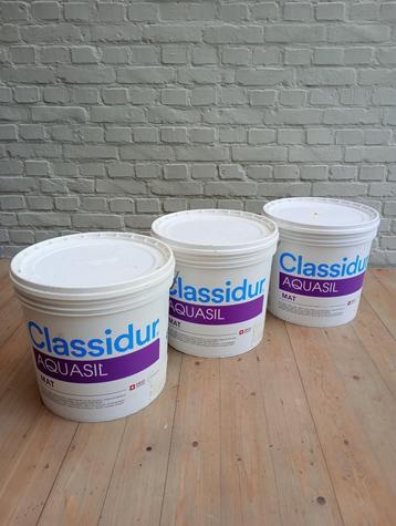 Classidur Aquasil muurverf beschikbaar voor biedingen