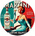 Reclamebord vintage Martini Bianco - mancave poolhouse nieuw, Ophalen of Verzenden, Zo goed als nieuw, Reclamebord