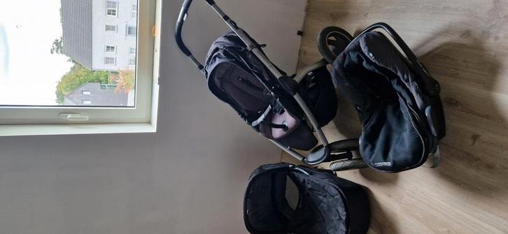 Combi buggyset/draagmand/maxicosi incl. Isofix, Kinderen en Baby's, Buggy's, Zo goed als nieuw, Ophalen