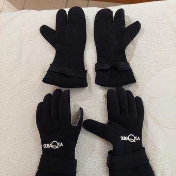 duikhandschoenen en wanten voor de winter  maat XL  beschikbaar voor biedingen