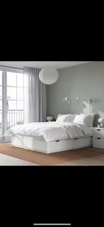 IKEA NORDLI bedframe met opberglades – wit – 180x200 cm, Huis en Inrichting, Ophalen, Zo goed als nieuw, Wit, 200 cm