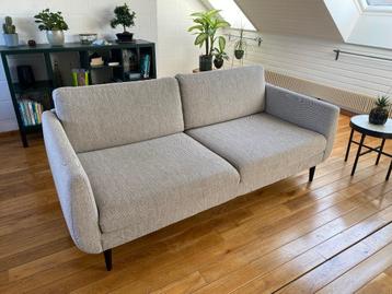 SMEDSTORP Ikea 3-zitsbank, Viarp beige/bruin/zwart beschikbaar voor biedingen