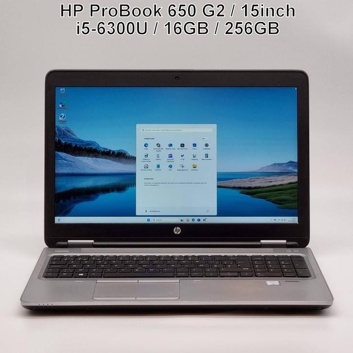 Budget laptop HP ProBook i5-6300U | 16GB RAM | Windows 11, Computers en Software, Windows Laptops, 15 inch, SSD, 3 tot 4 Ghz, 16 GB