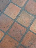 Vintage terra cotta vloertegels - +50 m², Ophalen, Zo goed als nieuw, Vloertegels
