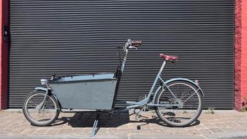 Bakfiets van het merk Achielle met lederen Brooks zadel, Enlèvement, Utilisé, 2 enfants, Autres marques