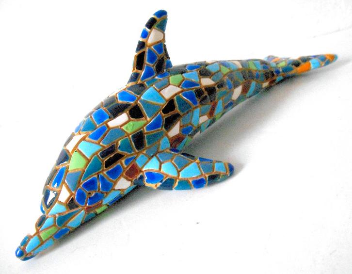 Gaudi dolfijn uit Barcelona, Boeken, Kunst en Cultuur | Beeldend, Zo goed als nieuw, Overige onderwerpen, Ophalen of Verzenden