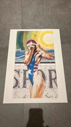 Liberatore prent gesigneerd - miss america, Verzamelen, Ophalen of Verzenden, Nieuw