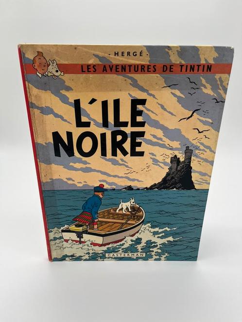 Tintin L’ile noire B38 1968 Hergé - Casterman État Correct., Livres, BD, Utilisé, Une BD