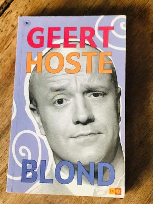 Boek "BLOND" van Geert Hoste, Livres, Humour, Comme neuf, Cabaret, Enlèvement ou Envoi
